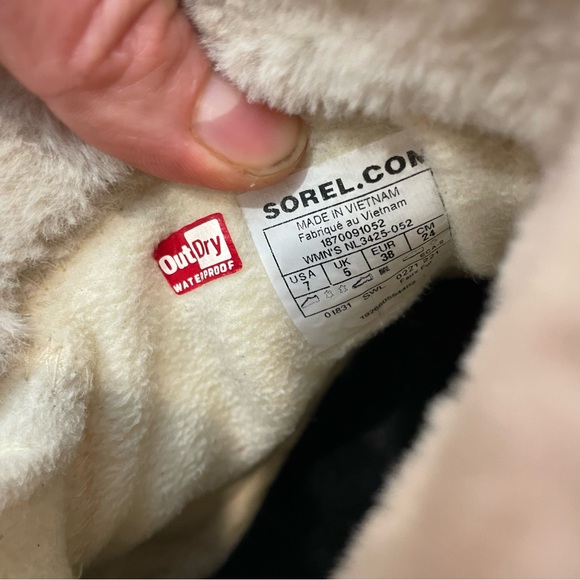 SOREL Tivoli Gray Winter Boots Waterproof Snow Faux Fur - Picture 8 of 9